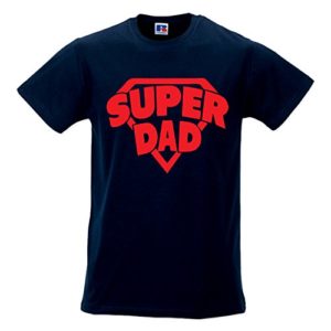 bubbleshirt Tshirt Festa del pap/à Super pap/à Super Dad Idea Regalo