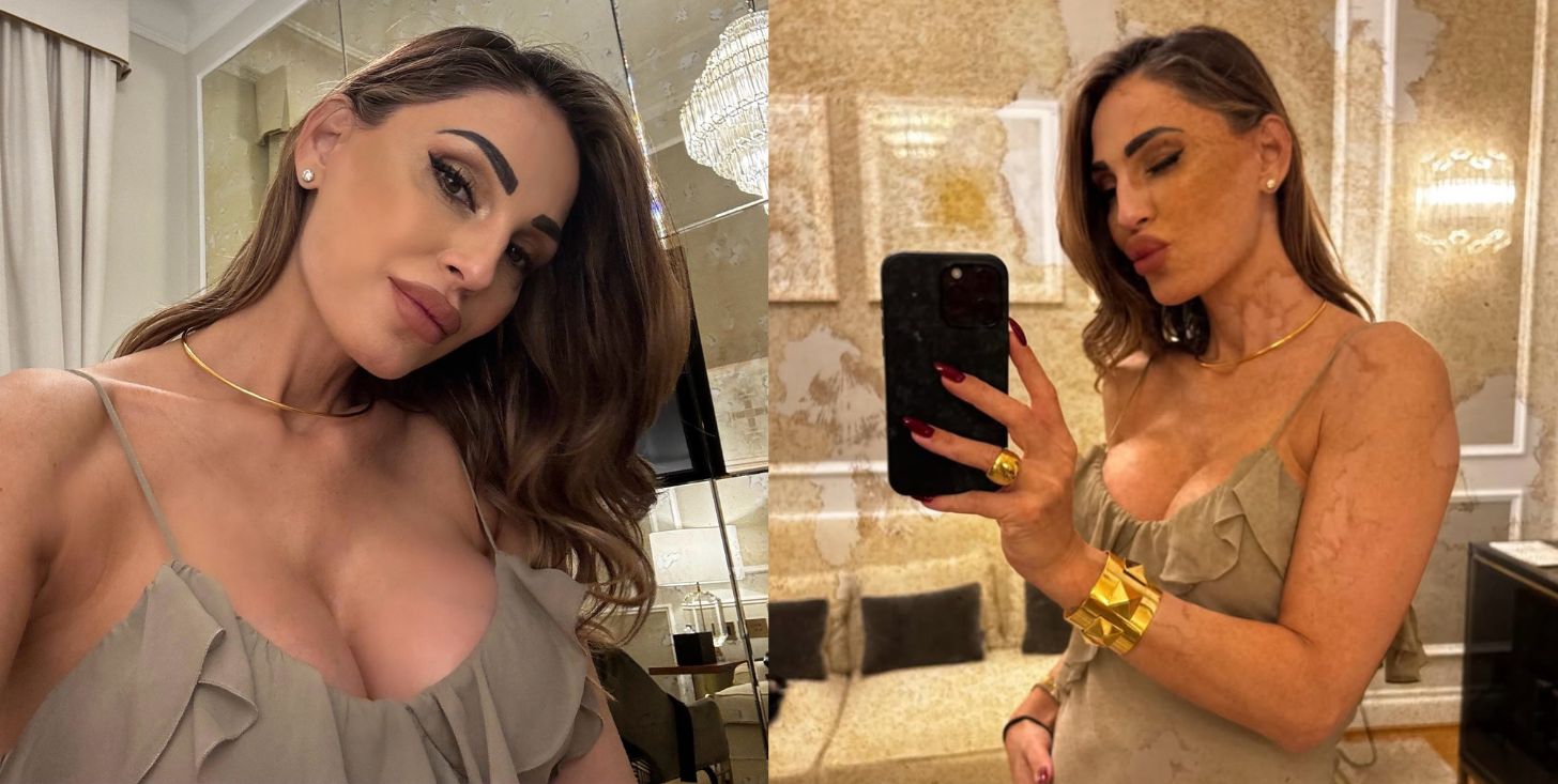 Anna Tatangelo celebra il suo pancione e la sua “ora d’oro” sui social